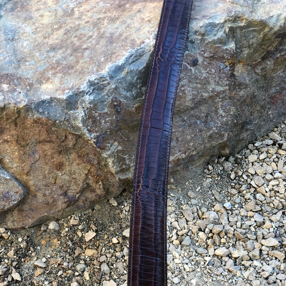 VTG Brighton 🇺🇸 Leather Belt USA Made, Size S/28 - Picture 4 of 7